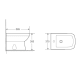 Bidé New Bolonia Bruntec croquis 2