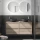 Mueble de baño con encimera de madera Noja Salgar principal 6