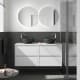 Mueble de baño con encimera de madera Noja Salgar principal 2