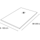 Plato de ducha Solid Surface Perseo Hidronatur croquis 2