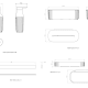 Set modular para lavabo con guía a pared Alife de Cosmic croquis 6