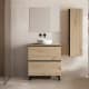 Mueble de baño con encimera de MDF Hidrófuga de madera Granada Visobath principal 2