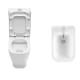 Pack inodoro + bidé compacto Look de Unisan Sanidusa detalle 1