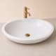 Lavabo de mármol natural Bol Bruntec detalle 1