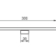 Aplique de luz led Arya Visobath croquis 1