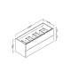 Mueble de baño Landes Coycama croquis 7