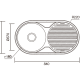 Fregadero de cocina Ibi de Solfless croquis 3