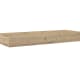 Mueble de baño con encimera de madera 10 cm de altura en color roble costa con cajonera Nomad Visobath detalle 12