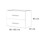 Mueble de baño Atlas Bruntec croquis 7