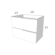 Conjunto mueble de baño Coban Bruntec croquis 7