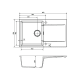 Fregadero de cocina Amsterdam Solfless croquis 8