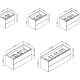 Mueble de baño Landes Coycama croquis 6