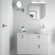 Mueble de baño con encimera solid surface Uniiq Salgar principal 4