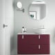 Mueble de baño con encimera solid surface Uniiq Salgar principal 10