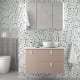 Mueble de baño con encimera solid surface Uniiq Salgar principal 13
