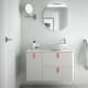 Mueble de baño con encimera solid surface Uniiq Salgar principal 5