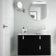 Mueble de baño con encimera solid surface Uniiq Salgar principal 8