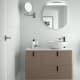 Mueble de baño con encimera solid surface Uniiq Salgar principal 6
