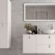 Mueble de baño con encimera solid surface Uniiq Salgar principal 2