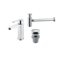 Pack Grifo de lavabo Roma Imex + Válvula click-clack + Sifón principal 0