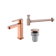 Pack Grifo de lavabo Roma Imex + Válvula click-clack + Sifón principal 3