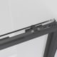 Mampara de ducha Twenty negro mate GME detalle 4