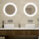 Espejo de baño con luz LED Moon Bruntec principal 2