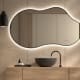 Espejo de baño con luz LED Stone Bruntec principal 2