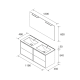 Conjunto mueble de baño Optimus Salgar croquis 7