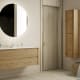 Conjunto de mueble de baño de madera maciza Laponia Bruntec principal 1