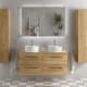 Conjunto mueble de baño con lavabo sobre encimera Morai Salgar principal 0