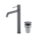 Pack Grifo de lavabo caño alto Génova Imex + Válvula click-clack principal 5