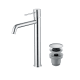 Pack Grifo de lavabo caño alto Génova Imex + Válvula click-clack principal 0