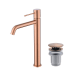Pack Grifo de lavabo caño alto Génova Imex + Válvula click-clack principal 3