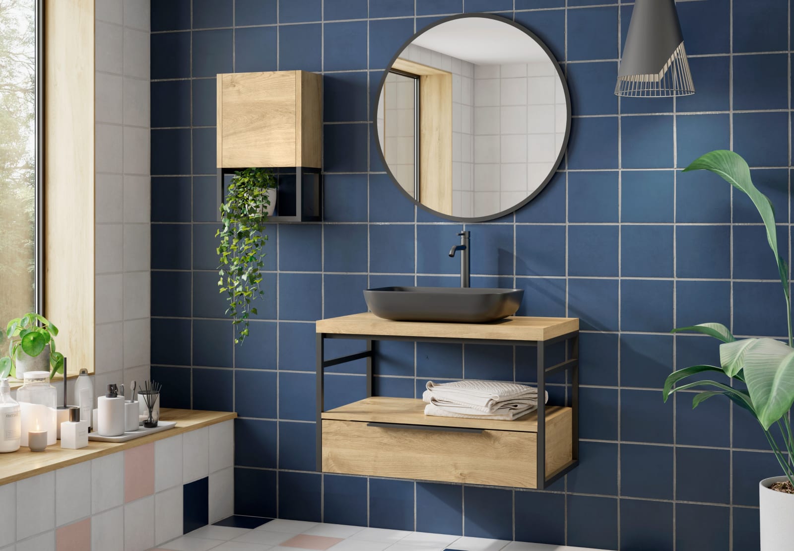 Mueble de baño con encimera Kirk Industrial Coycama principal 0