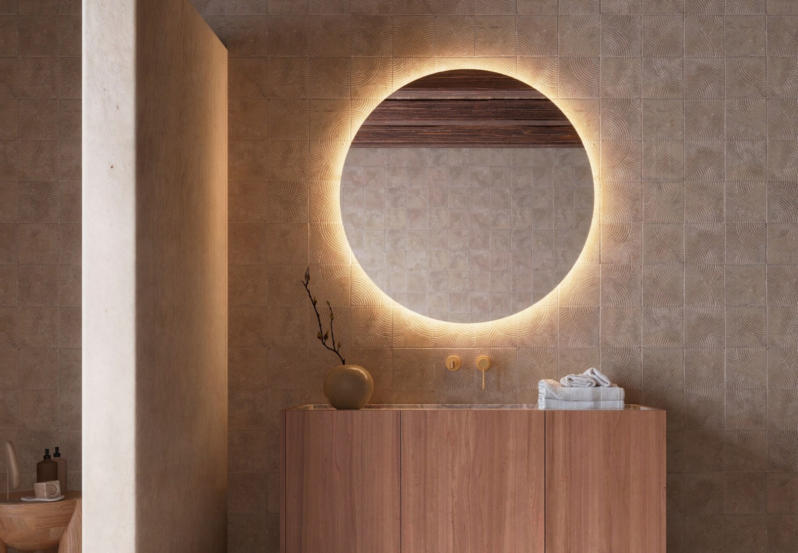Espejo de baño con luz LED Oporto Ledimex principal 0