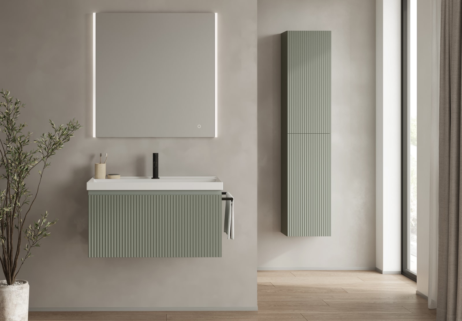 Conjunto mueble de baño Vora Royo principal 0
