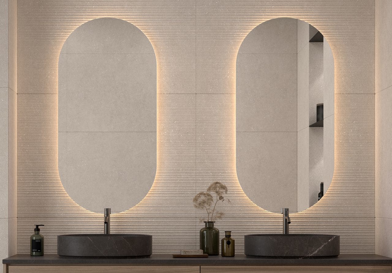 Espejo de baño con luz LED Delta Bruntec principal 0