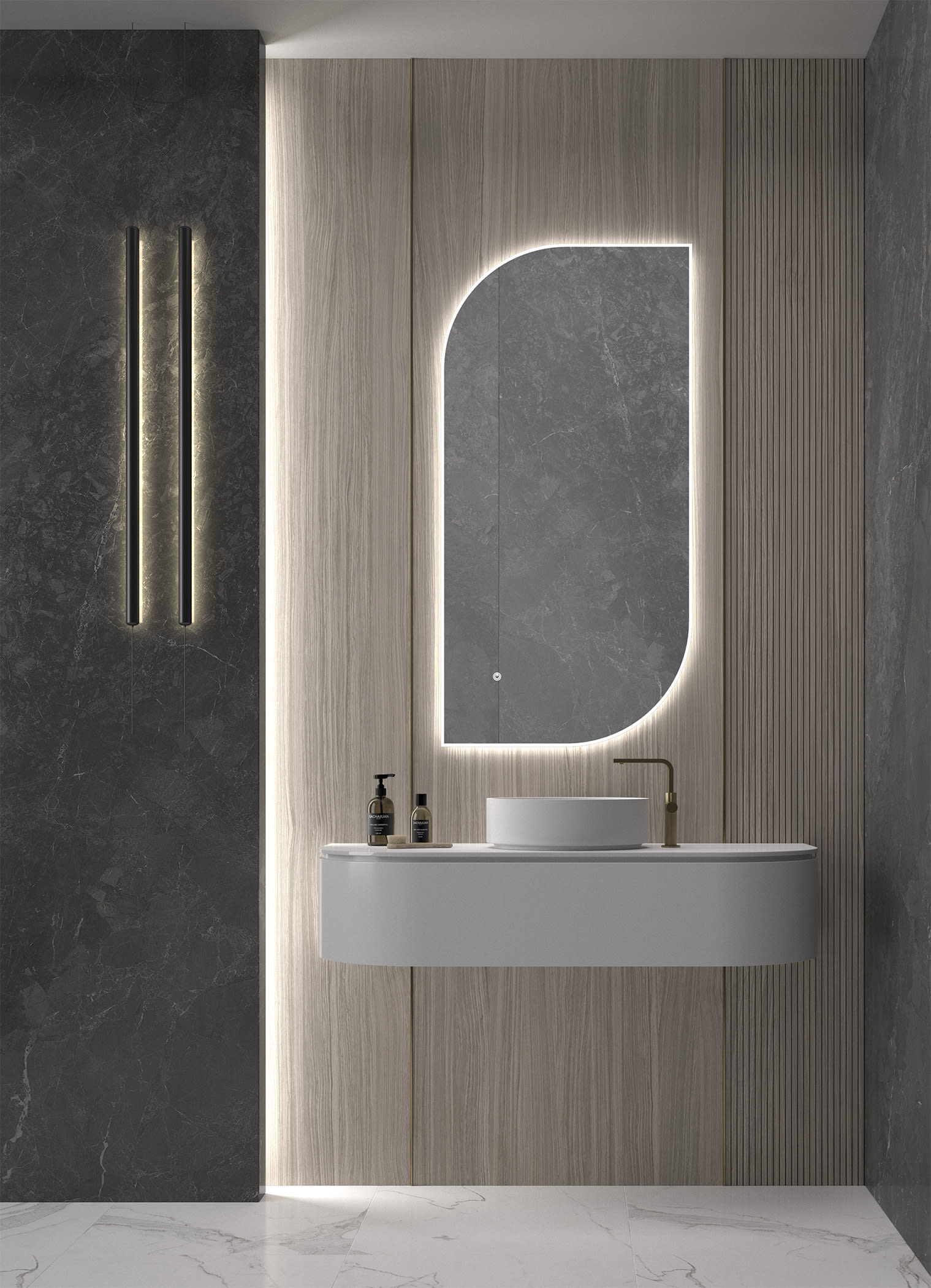 Espejo de baño con luz LED Lofoten de Eurobath principal 0