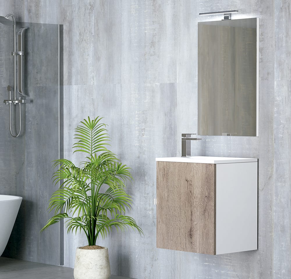 Conjunto mueble de baño fondo reducido 35 cm Petit Campoaras principal 0