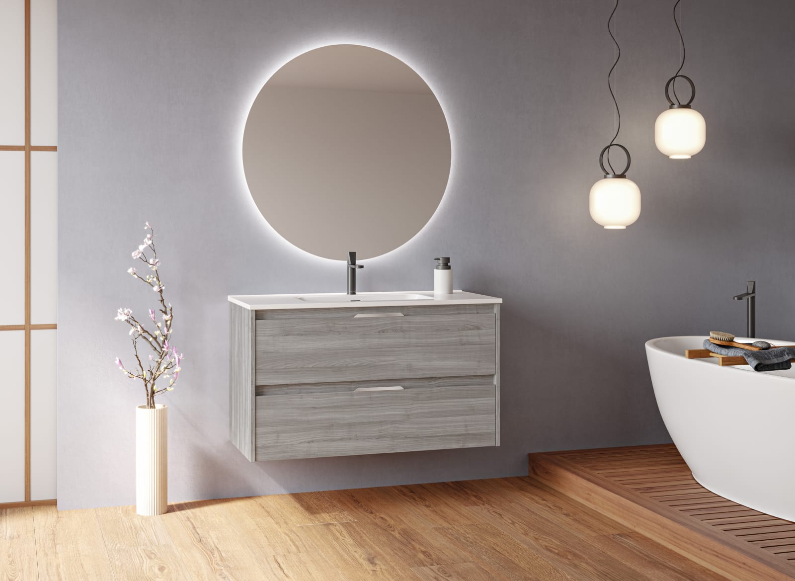 Conjunto mueble de baño Suki Amizuva principal 0