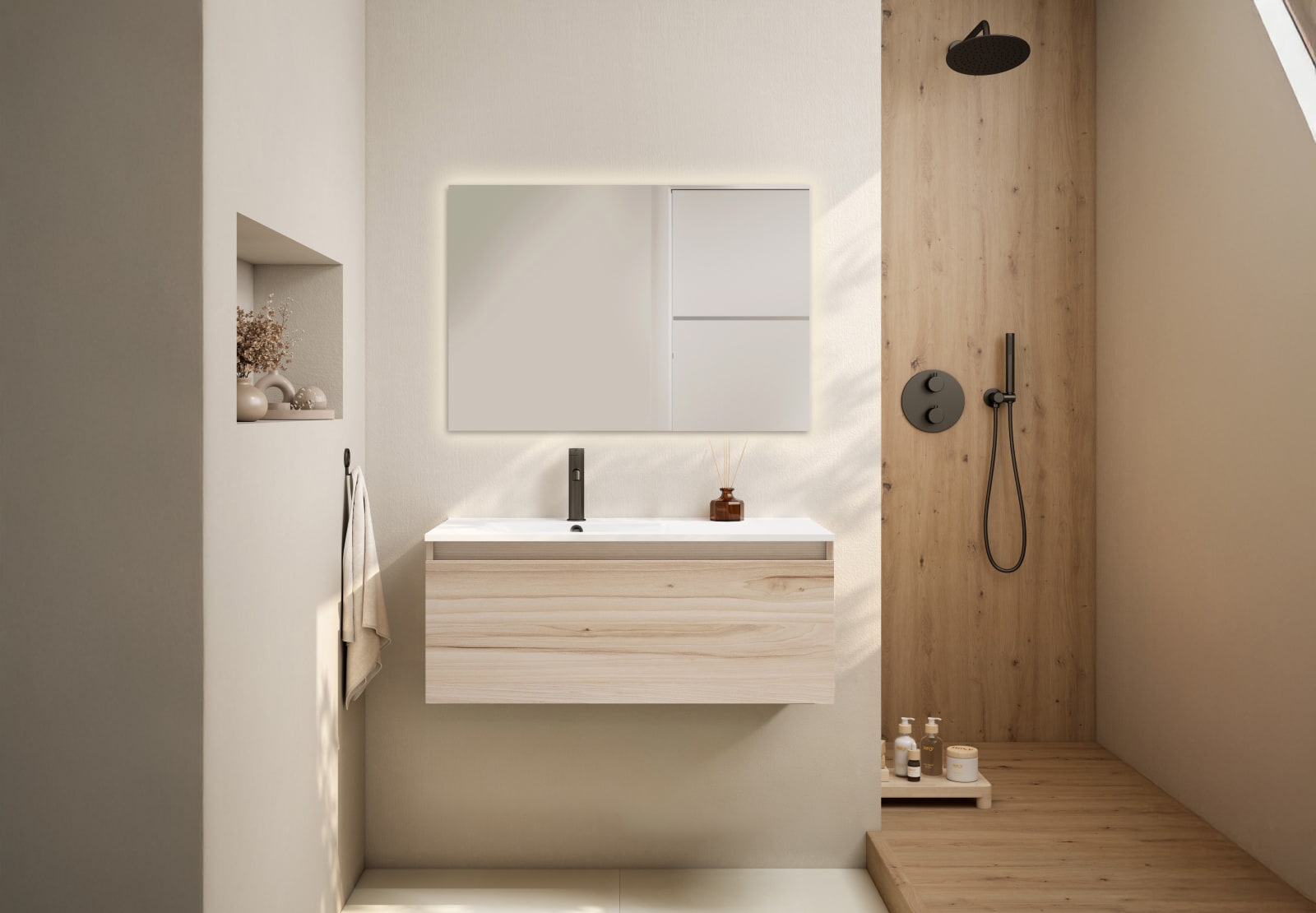 Conjunto mueble de baño Box Viso principal 0