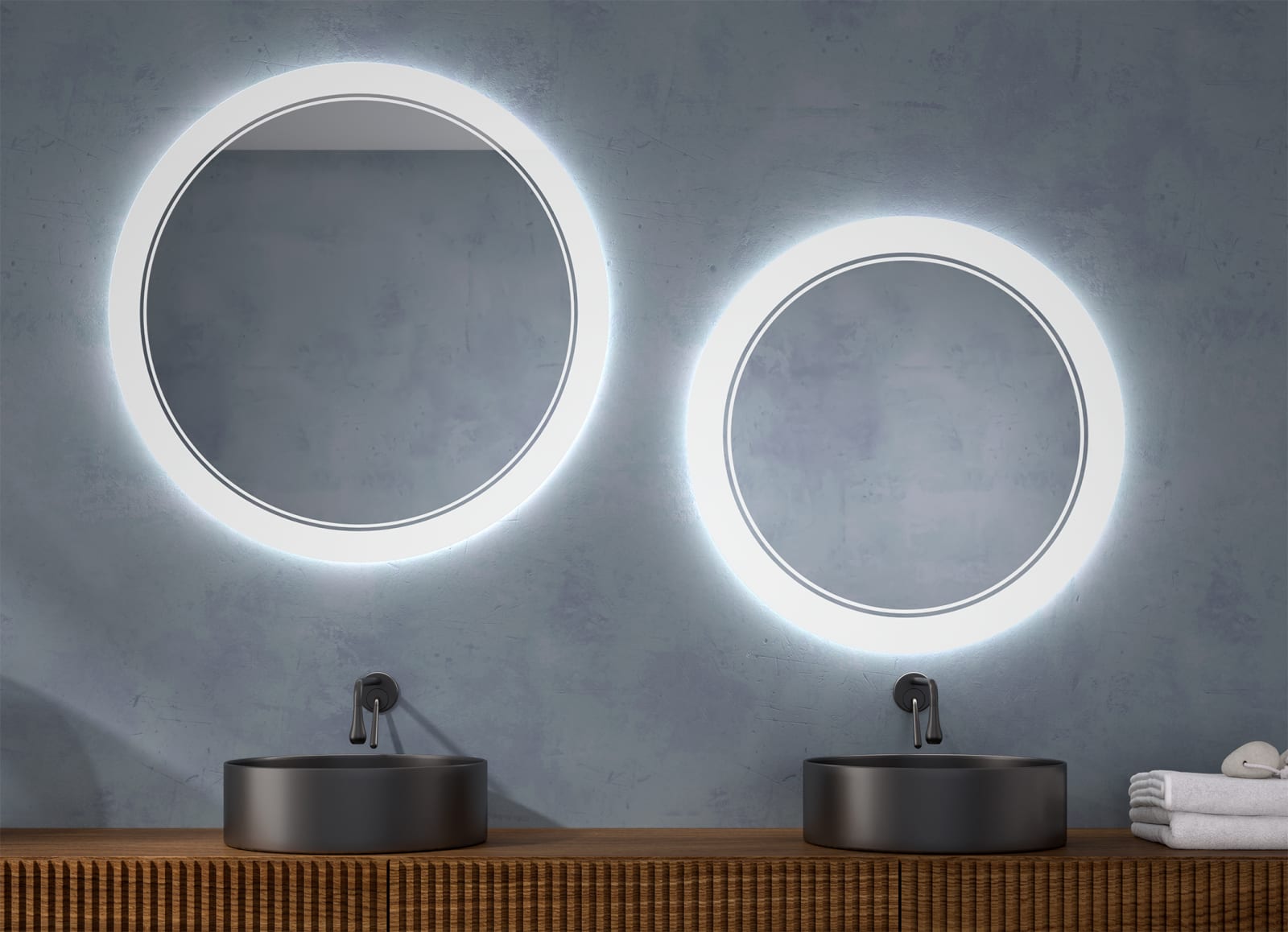 Espejo de baño con luz LED Lampedusa Eurobath principal 0