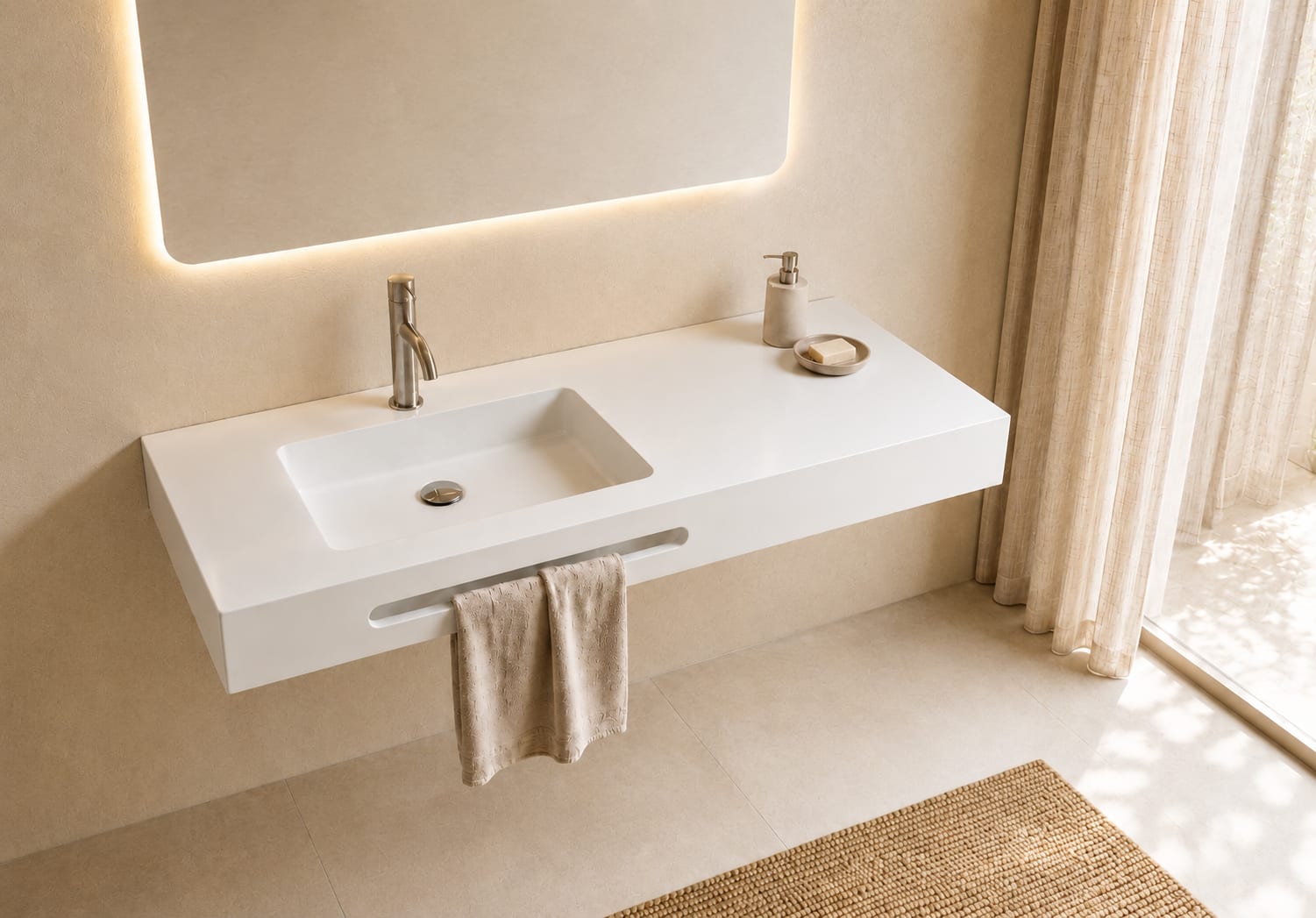 Lavabo suspendido Ideal Bruntec principal 0