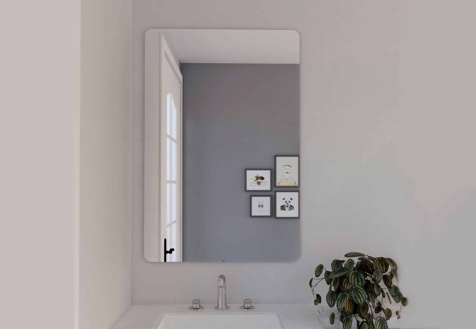 Espejo de baño Lena Bruntec principal 0