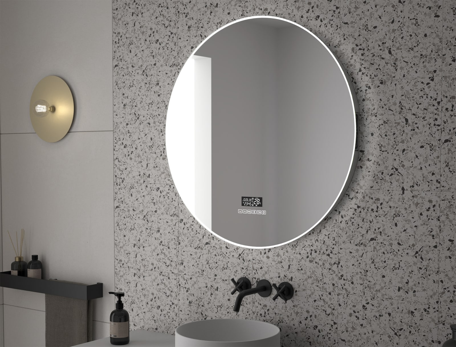 Espejo de baño con luz LED Caledonia Eurobath principal 0