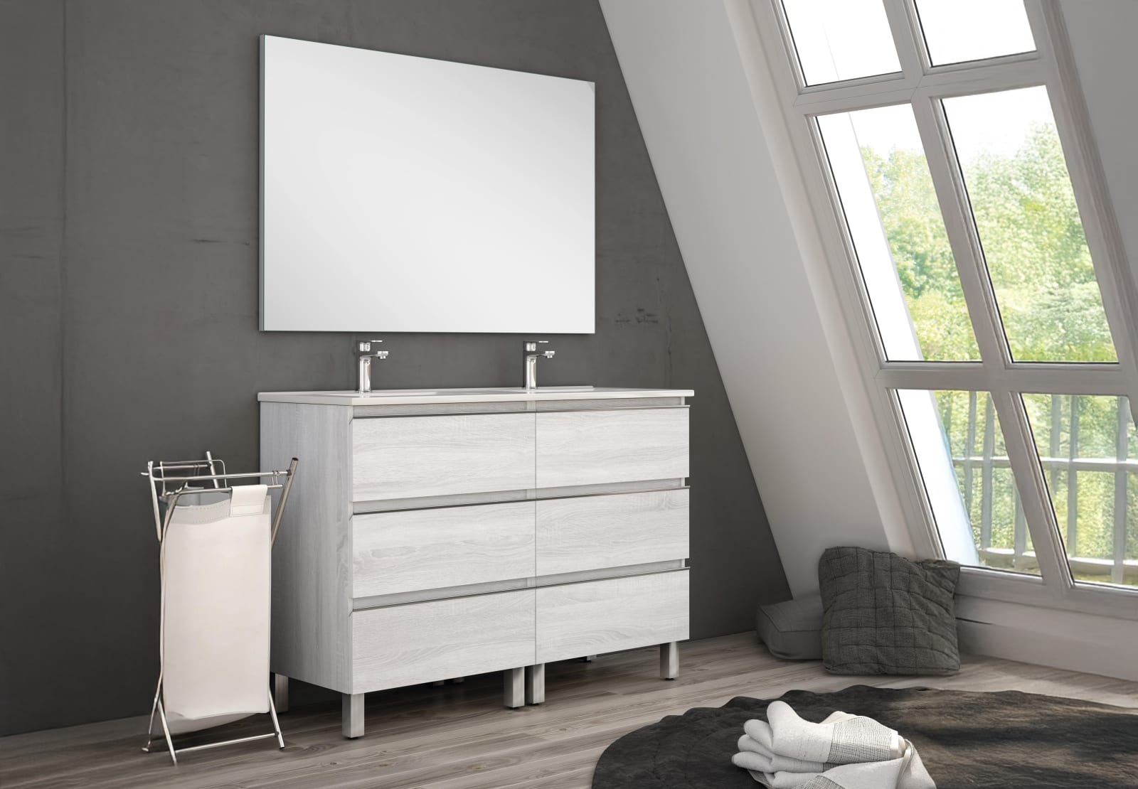 Conjunto mueble de baño Roma Bruntec principal 0