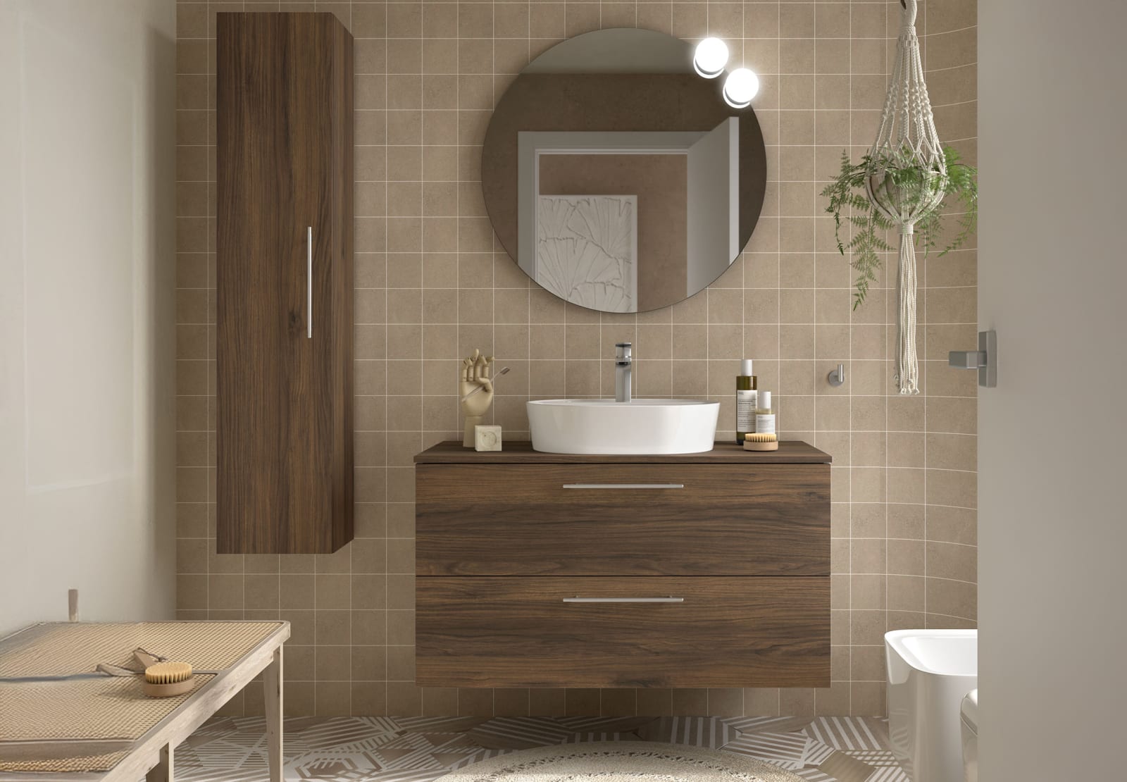 Mueble de baño con encimera Silane Salgar principal 0
