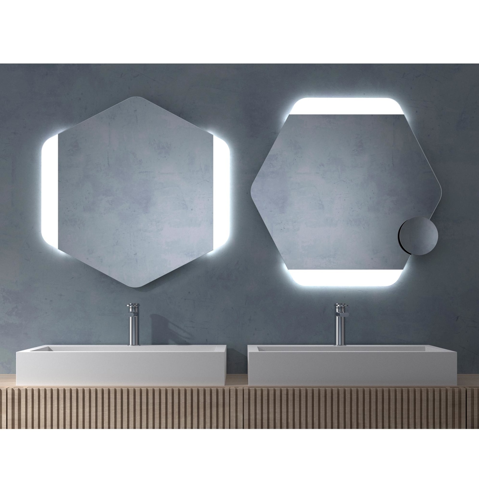 Espejo de baño con luz LED Turks Eurobath principal 0