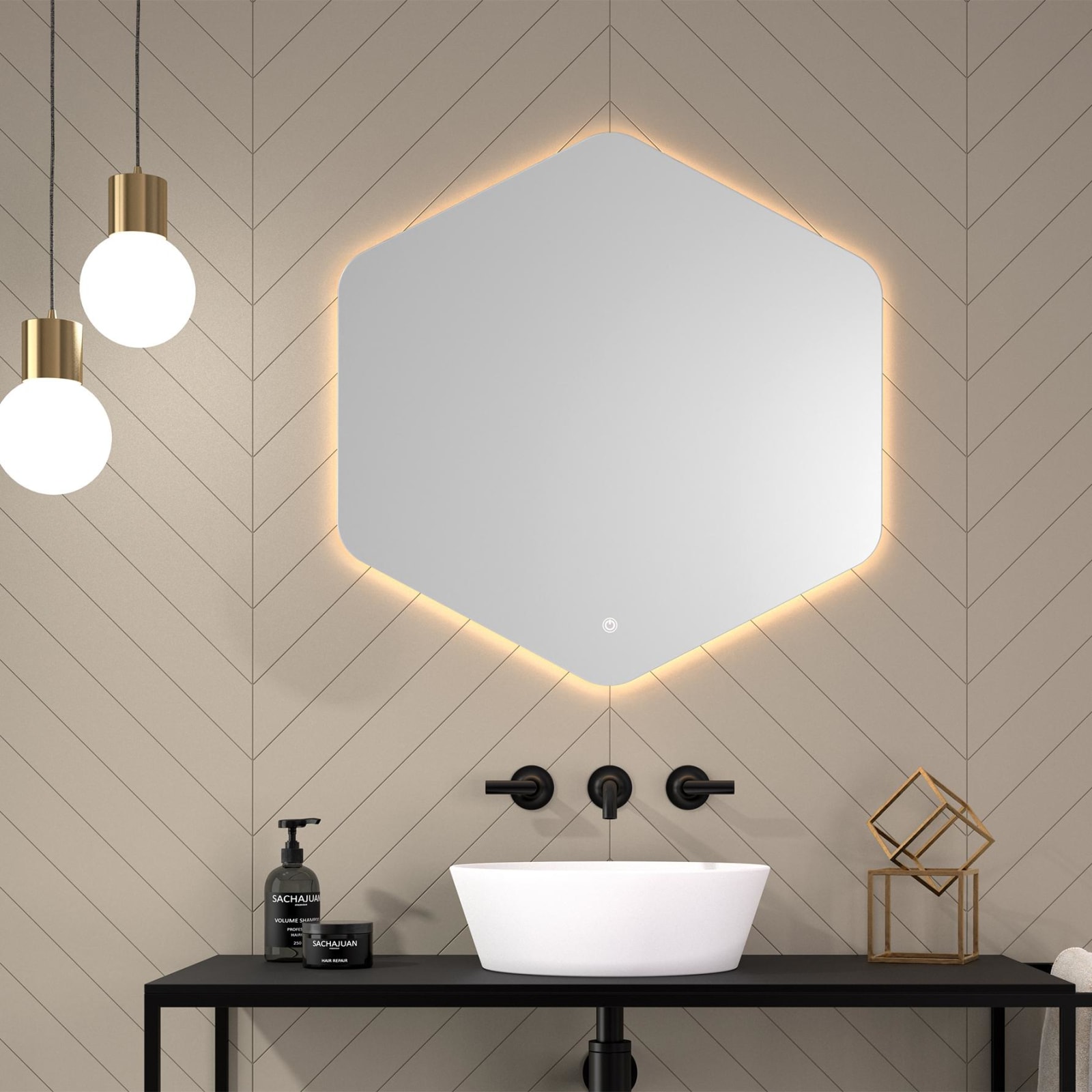 Espejo de baño con luz LED Azores de Eurobath principal 0